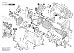 Bosch 0 603 338 003 Psb 600-2 Percussion Drill 230 V / Eu Spare Parts